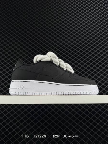 Nike Air Force 1 07 red white black white-pink rope laces EU 36-45 lifestyle