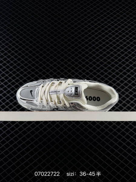 Nike P-6000 silver white black cream EU 36-45 running