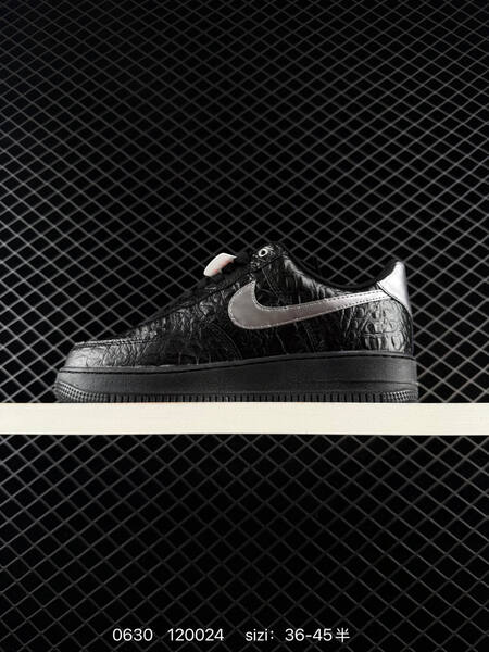 Nike Air Force 1 07 LV8 IV6306 black metallic silver EU 36-45 sneaker