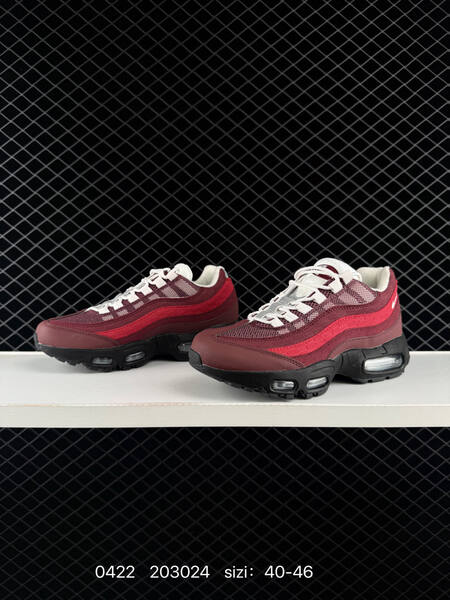 Nike Air Max 95 TT Burgundy Red Black White EU 40-46 lifestyle