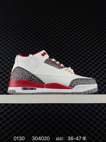 Jordan Air Jordan 3 Black Dark Gray EU 36-47 5 Basketball Shoe - Unisex (BS-79740)
