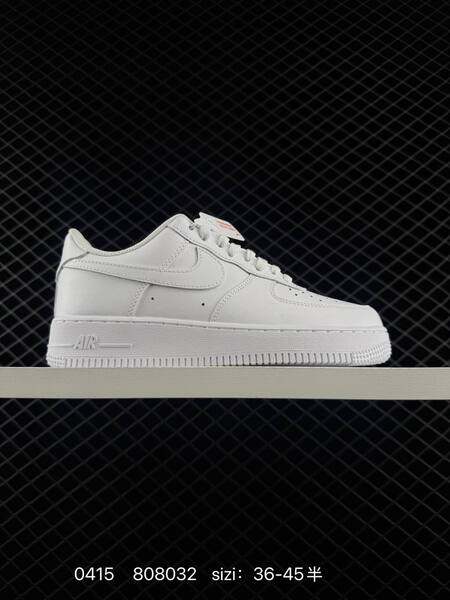 Nike Air Force 1 07 Multiple colorways all-white white with gold accents white with blue mini swoosh light blue with cream accents EU 36-45 half sizes available lifestyle
