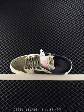 Jordan Air Jordan 1 Low Sail Olive Green Navy EU 36-45 Sneaker - Unisex (BS-81144)