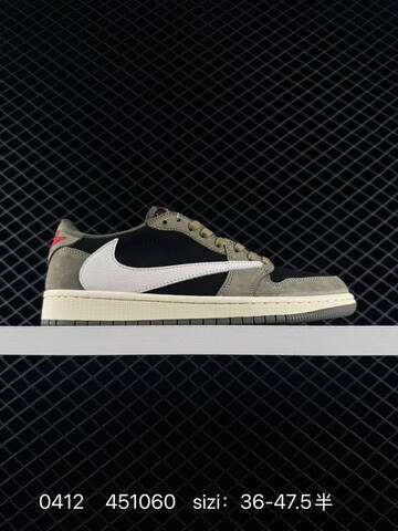Jordan Air Jordan 1 Low OG SP Travis Scott Sail Blue Cream Black Green White EU 36-47 5 Sneaker - Unisex (BS-79494)