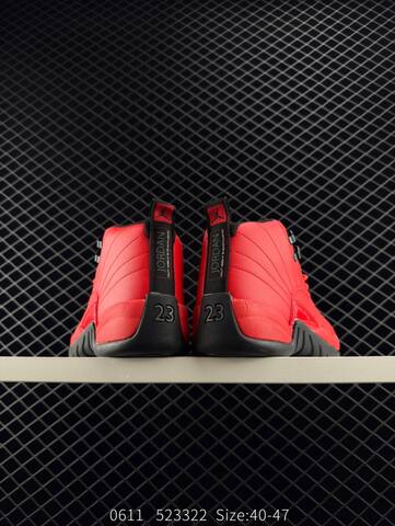 Jordan Air Jordan 12 Retro Red Black EU 40-47 Basketball Shoe - Men's (BS-81224)