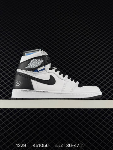 Jordan Air Jordan 1 Retro High OG Black White Red Cream Blue EU 36-47 Basketball Shoe - Unisex (BS-79952)