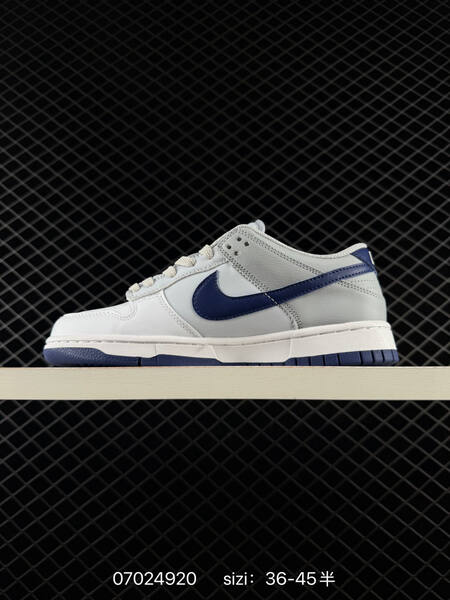 Nike SB Dunk Low Pro white grey navy blue EU 36-45 skate