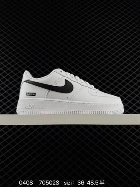 Nike Air Force 1 Low Supreme Multiple colorways Wheat Gum Black White Black All Black EU 36-48 5 half sizes available lifestyle