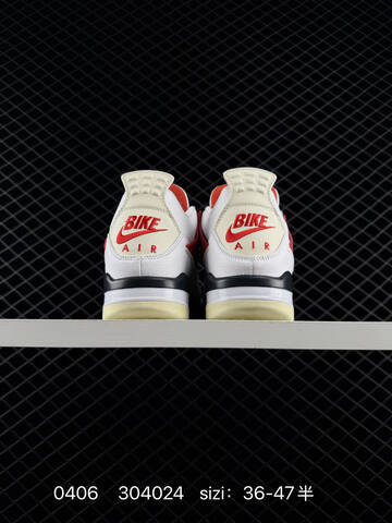 Jordan Air Jordan 4 Retro OG White Red Black Cream EU 36-47 Basketball Shoe - Unisex (BS-79542)