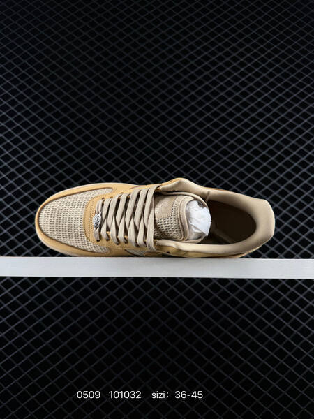 Nike Air Force 1 07 Low tan beige light gray white EU 36-45 lifestyle