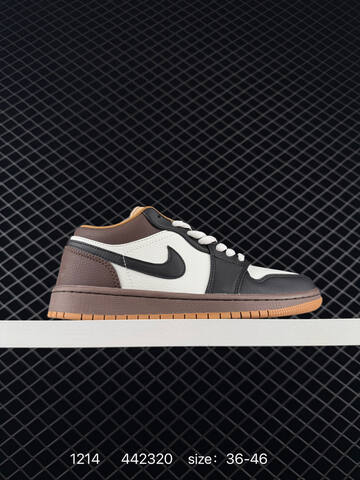 Jordan Air Jordan 1 Low White Black Burgundy EU 36-46 Sneaker - Unisex (BS-80061)