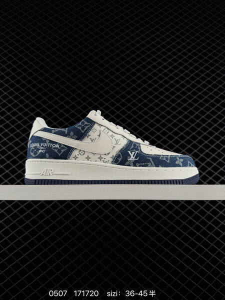 Nike Air Force 1 Low off white navy blue EU 36-45 lifestyle