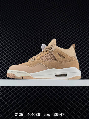 Jordan Air Jordan 4 Retro Tan Sail Off White EU 36-47 Basketball Shoe - Unisex (BS-79900)