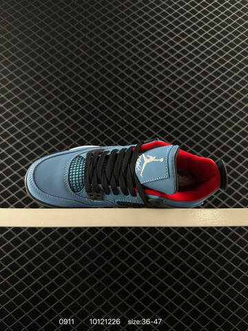 Jordan Air Jordan 4 Retro Bred Reimagined Black Grey Red White EU 36-47 Basketball Shoe - Unisex (BS-80731)
