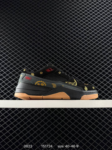 Jordan Air Jordan 4 Retro OG Black Gold Gum Dark Grey Red EU 40-46 Basketball Shoe - Men's (BS-80849)