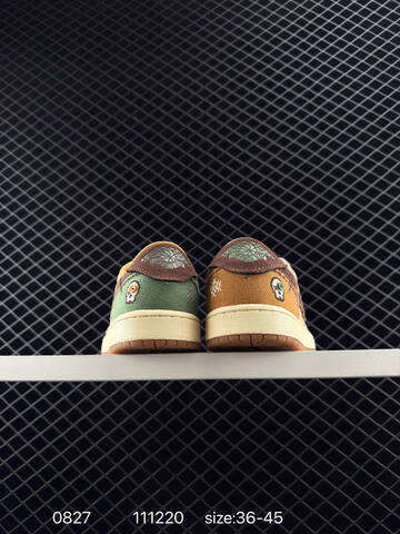 Jordan Air Jordan 1 Low DZ7292-831 Brown Tan Green Beige Gum EU 36-45 Sneaker - Unisex (BS-80825)