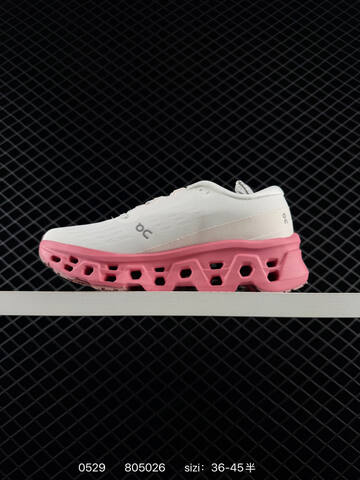 On Cloudmonster White Pink EU 36-45 Running Shoe Running Sneakers - Unisex (BS-85230)