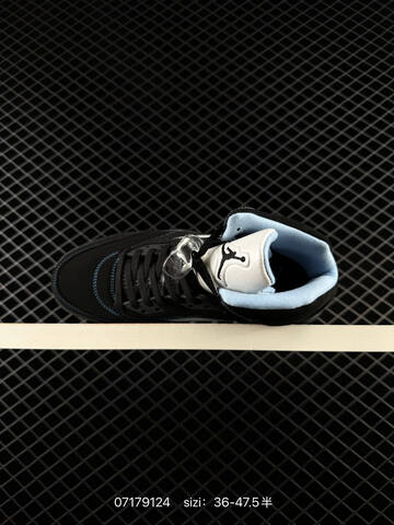 Air Jordan 5 Retro Black University Blue Replica AIR JORDAN 5 Aj5 Lifestyle (BS-78956)