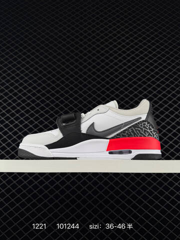 Jordan Air Jordan Legacy 312 Low White Black Grey Red EU 36-46 Basketball Shoe - Unisex (BS-80015)