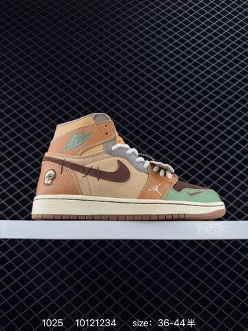 AIR JORDAN 1 NBA Zion Williamson x Air Jordan 1 Low OG Voodoo AJ1 Lifestyle (BS-74572)