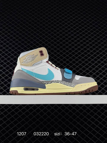 Jordan Air Jordan Legacy 312 White Mint Green Black Brown Tan EU 36-47 Basketball Shoe - Unisex (BS-80091)