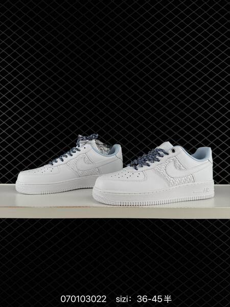 Nike Air Force 1 Low white light blue dark blue EU 36-45 lifestyle