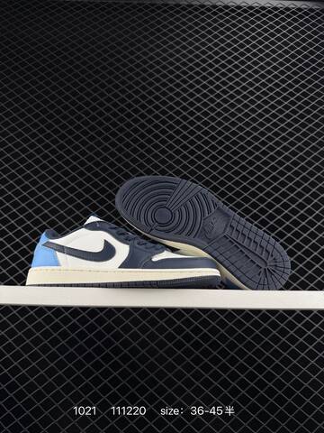 Jordan Air Jordan 1 Low White Navy Red Sail EU 36-45 Sneaker - Unisex (BS-80461)