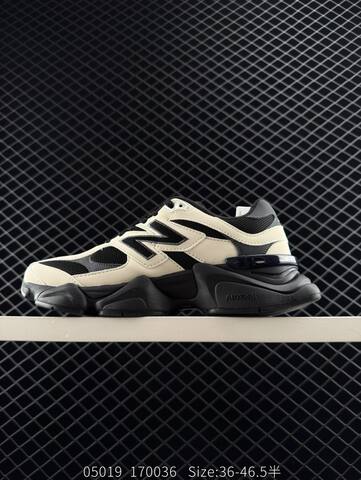 New Balance 9060 Off White Black Dark Grey EU 36-46 5 Sneaker - Unisex (BS-83436)