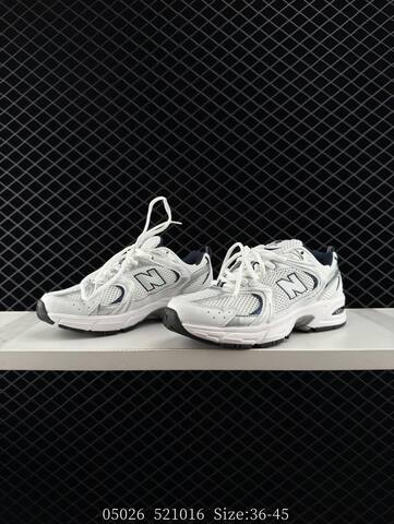 New Balance 530 White Silver Navy Black EU 36-45 Running Shoe - Unisex (BS-83400)