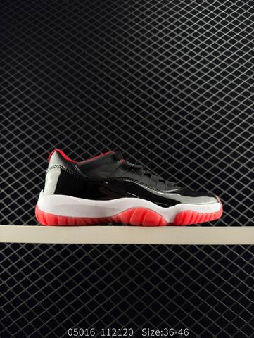 Jordan Air Jordan 11 Retro Low Black White Navy Gum Blue EU 36-46 Basketball Shoe - Unisex (BS-81355)