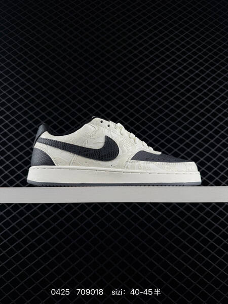 Nike Court Vision Low Sail University Red Sail Dark Grey EU 40-45 with half sizes lifestyle