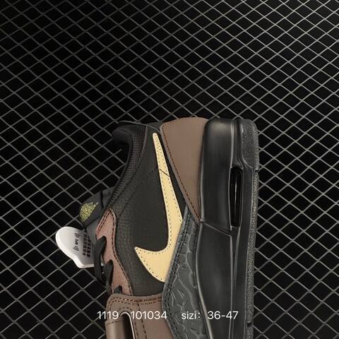 Jordan Air Jordan Legacy 312 Low Black Brown Pale Yellow EU 36-47 Basketball Shoe - Unisex (BS-80241)