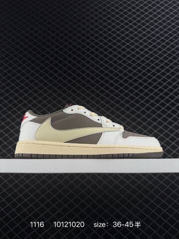 Travis Scott x Fragment x Air Jordan 1 Low Military Blue AIR JORDAN 1 Aj1 Lifestyle (BS-74184)