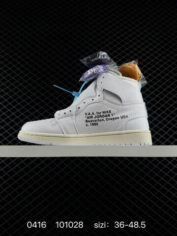 OFF-WHITE x Nike Air Jordan 1 Retro High OG UNC AIR JORDAN 1 Aj1 Lifestyle (BS-72067)