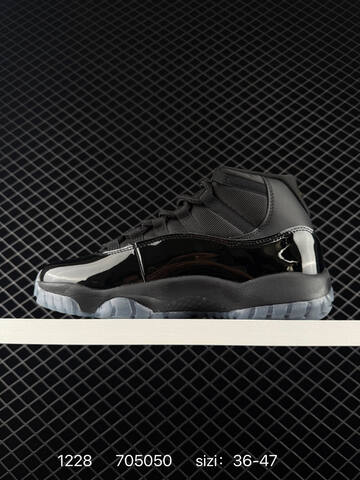 Jordan Air Jordan 11 Retro Black Translucent Light Blue EU 36-47 Basketball Shoe - Unisex (BS-79958)