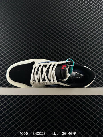 Jordan Travis Scott x Air Jordan 1 Low Sail Black Blue Red EU 36-46 Sneaker - Unisex (BS-80560)