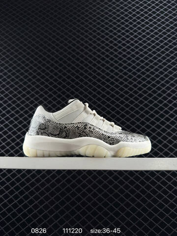 Jordan Air Jordan 11 Light Grey Black White EU 36-45 Basketball Shoe - Unisex (BS-80828)