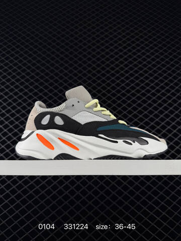 Adidas Yeezy Boost 700 Wave Runner Grey Black White Orange Teal EU 36-45 Sneaker - Unisex (BS-83563)