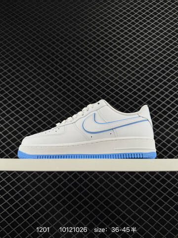 Nike Air Force 1 07 White Black EU 36-45 5 Lifestyle - Unisex (BS-73896)