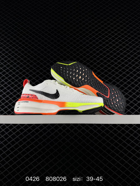 Nike ZoomX Invincible Run Flyknit 3 White Black Bright Crimson Volt EU 39-45 running lifestyle