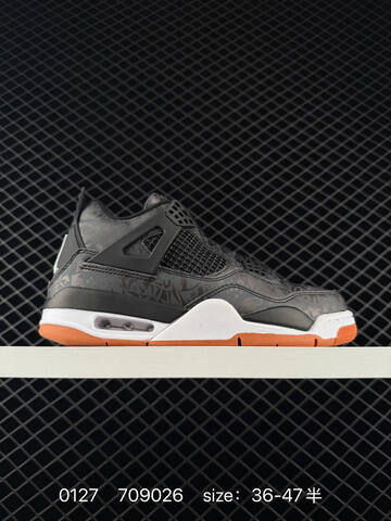 Jordan Air Jordan 4 Retro Black Blue Red Grey EU 36-47 Basketball Shoe - Unisex (BS-79755)