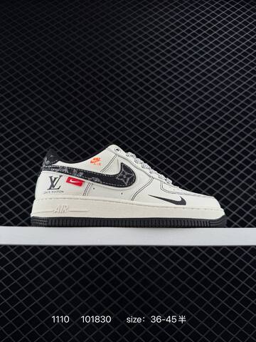 Nike Air Force 1 Low Off White Black Red EU 36-45 Sneaker - Unisex (BS-80307)