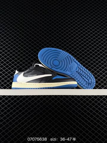 Travis Scott x Air Jordan 1 Low OG Canary Yellow 7 0 AIR JORDAN 1 Aj1 Lifestyle (BS-79021)