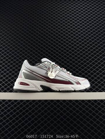 New Balance 740 U740PK2 White Burgundy Silver Black EU 36-45 Running Shoe - Unisex (BS-83282)