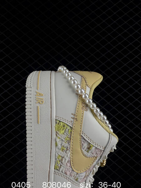 Nike Air Force 1 07 off white pale yellow pink white EU 36-40 lifestyle