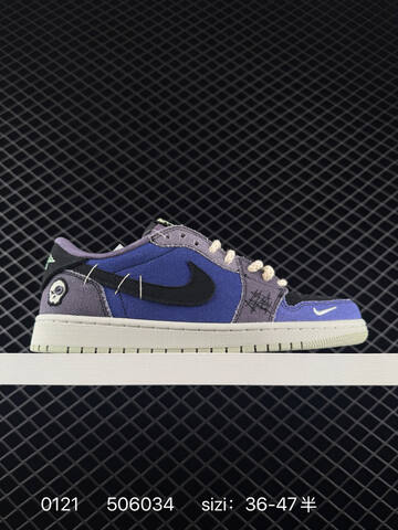 Jordan Air Jordan 1 Low OG Zion Williamson Regency Purple Dark Raisin 2 0 Purple Black Blue Cream Mint EU 36-47 Sneaker - Unisex (BS-79802)