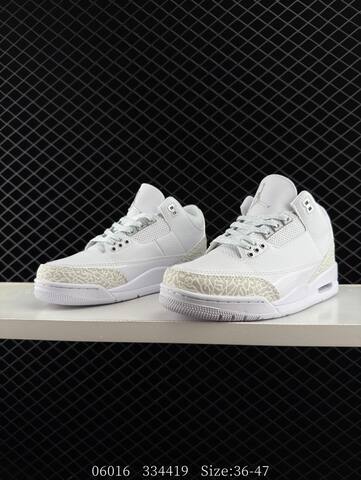 Jordan Air Jordan 3 Retro SE White Light Grey Silver EU 36-47 Basketball Shoe - Unisex (BS-81199)