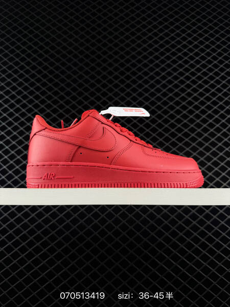 Nike Air Force 1 07 Low white black red cream EU 36-45 lifestyle