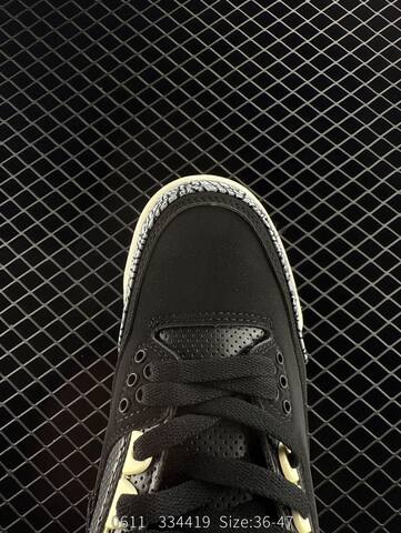Jordan Air Jordan 3 Fragment Design Black Cream Grey White EU 36-47 Basketball Shoe - Unisex (BS-81228)