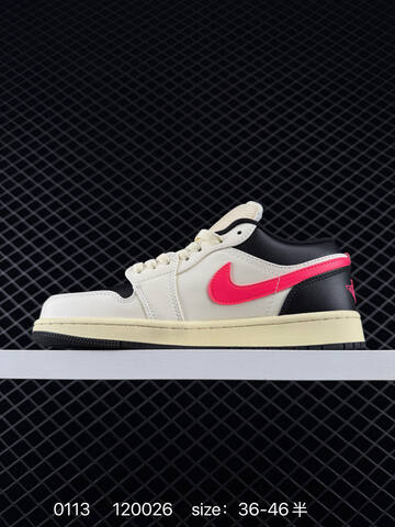 Jordan Air Jordan 1 Low Watermelon Black Cream Red White EU 36-46 Sneaker - Unisex (BS-79842)